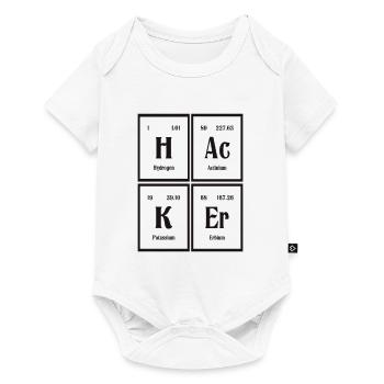 | hacker Tableau périodique des éléments - Body à manches courtes Premium Bébé - blanc - Devant