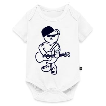 Manslayer Bear - Baby Premium short-sleeve bodysuit - white - Front