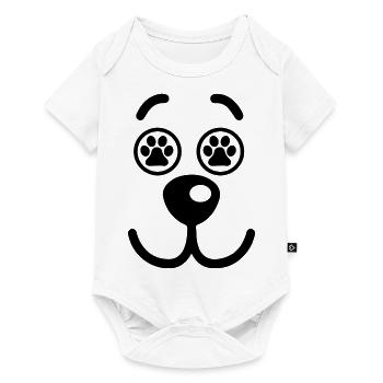 Hund Chien - Body à manches courtes Premium Bébé - blanc - Devant