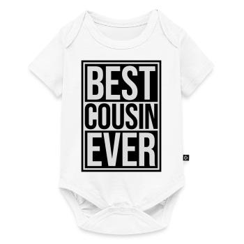 best cousin ever quote - Baby Premium short-sleeve bodysuit - white - Front
