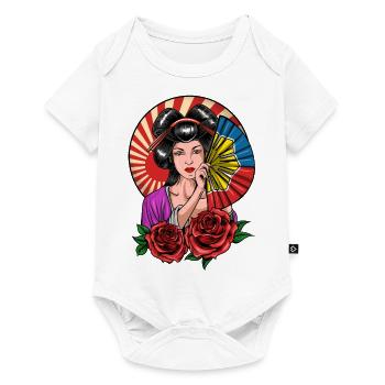 Philippines Filipino Japon Drapeau I Cadeau - Body à manches courtes Premium Bébé - blanc - Devant