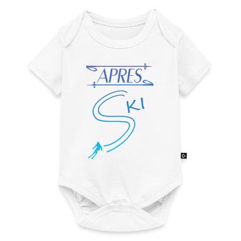 Apres Ski - Baby Premium Kurzarmbody - Weiß - Vorne