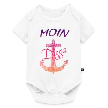 Anker Moin Digga - Baby Premium Kurzarmbody - Weiß - Vorne