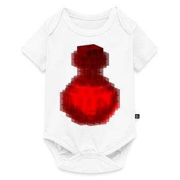 Red magical Wizard / Witch potion Halloween Cubes - Baby Premium short-sleeve bodysuit - white - Front