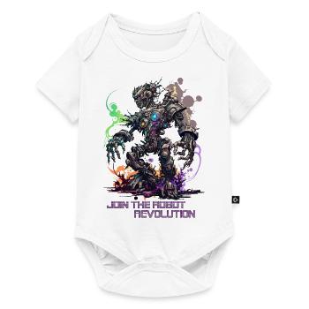 Join the Robot Revolution! - Baby Premium short-sleeve bodysuit - white - Front