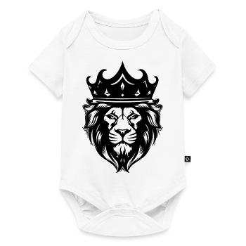 Lion Lion Head Predator - Baby Premium short-sleeve bodysuit - white - Front
