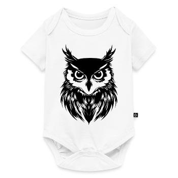 Owl Owl Bird Birds - Baby Premium short-sleeve bodysuit - white - Front