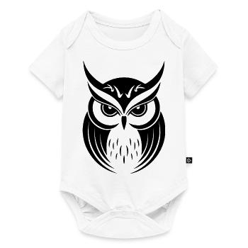 Owl Owl Bird Birds - Baby Premium short-sleeve bodysuit - white - Front