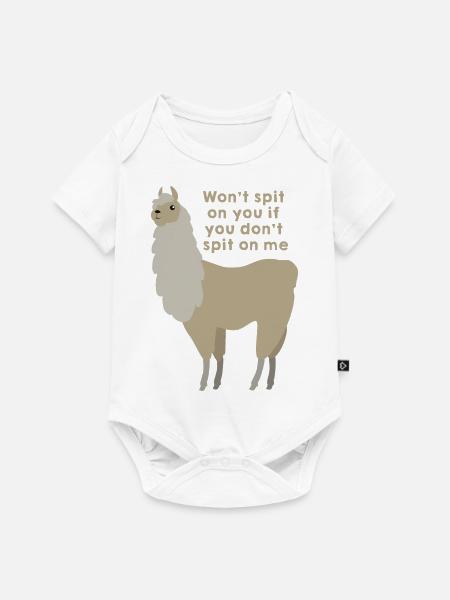 Wildtiere - Baby Premium Kurzarmbody - Weiß
