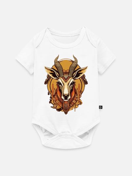 Ona, die Antilope - Baby Premium Kurzarmbody - Weiß