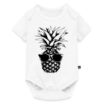 Pineapple - Baby Premium short-sleeve bodysuit - white - Front