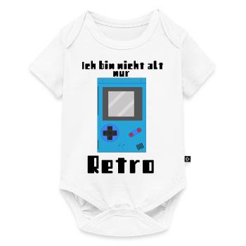Ich bin nicht alt, nur Retro - Baby Premium Kurzarmbody - Weiß - Vorne