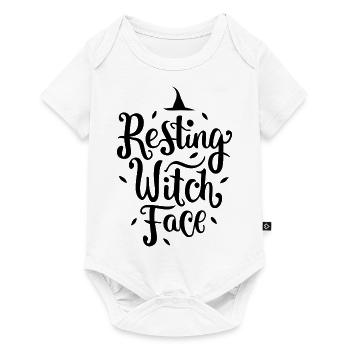 Resting Witch Face - Baby Premium short-sleeve bodysuit - white - Front