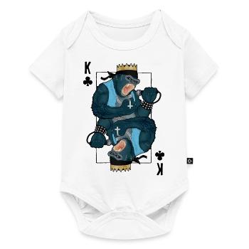 Rap King - Body à manches courtes Premium Bébé - blanc - Devant
