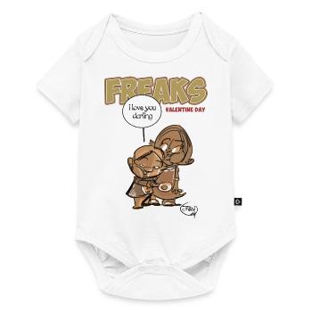 freaks valentin - Body à manches courtes Premium Bébé - blanc - Devant