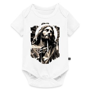 Jésus Bible Religion Chrétienne Croix Chrétienne Chrétienne - Body à manches courtes Premium Bébé - blanc - Devant
