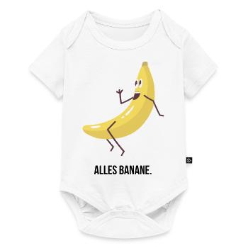 Alles Banane. - Baby Premium Kurzarmbody - Weiß - Vorne