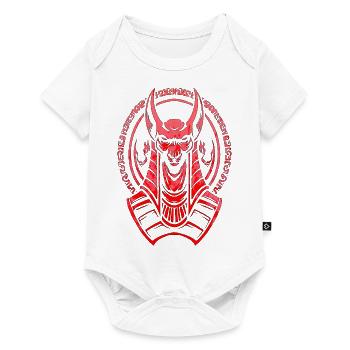Hiéroglyphe égyptien drapeau du Nil pyramide du pharaon Le Caire - Body à manches courtes Premium Bébé - blanc - Devant
