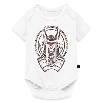 Hiéroglyphe égyptien drapeau du Nil pyramide du pharaon Le Caire - Body à manches courtes Premium Bébé - blanc - Devant