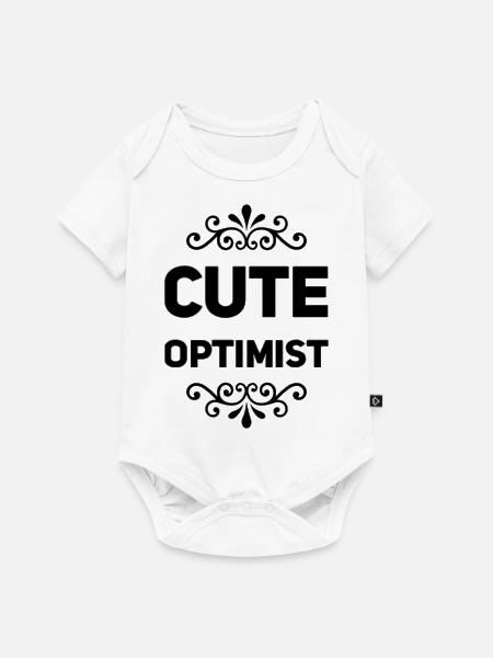 Taufgeschenk - Baby Premium Kurzarmbody - Weiß
