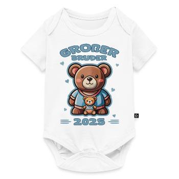 Großer Bruder 2025 - Baby Premium Kurzarmbody - Weiß - Vorne