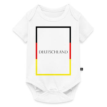 Germany Germany Statement Lettering with Flag - Baby Premium short-sleeve bodysuit - white - Front