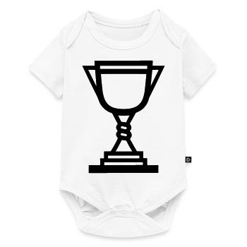 trophy - Baby Premium short-sleeve bodysuit - white - Front