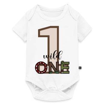 Wild one - Baby Premium Kurzarmbody - Weiß - Vorne