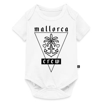 Majorque équipage ancre palmier coeur amour - Body à manches courtes Premium Bébé - blanc - Devant