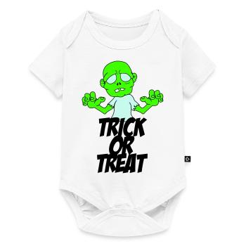 Zombie Trick or Treat - Body à manches courtes Premium Bébé - blanc - Devant