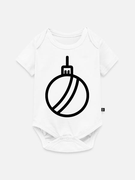 Weihnachtskugel - Baby Premium Kurzarmbody - Weiß