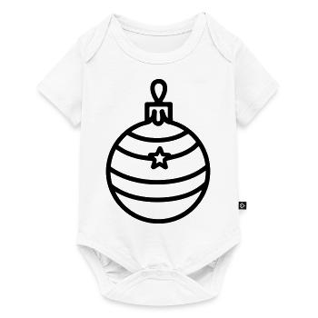 Boule de Noël - Body à manches courtes Premium Bébé - blanc - Devant
