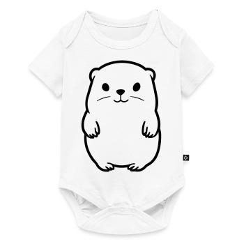 Marmot - Baby Premium short-sleeve bodysuit - white - Front