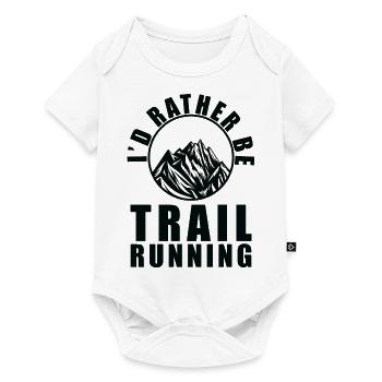 Trail Running Sports - Baby Premium short-sleeve bodysuit - white - Front