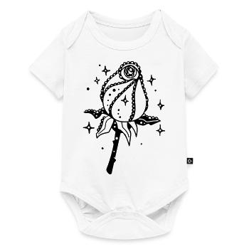 Black Rose - Baby Premium short-sleeve bodysuit - white - Front