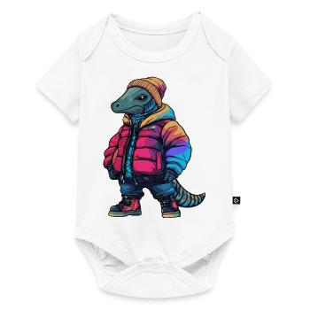 Armadillo Mode Hiver - Body à manches courtes Premium Bébé - blanc - Devant