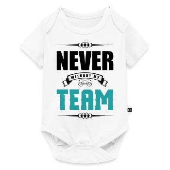 never without my team 2 - Baby Premium short-sleeve bodysuit - white - Front