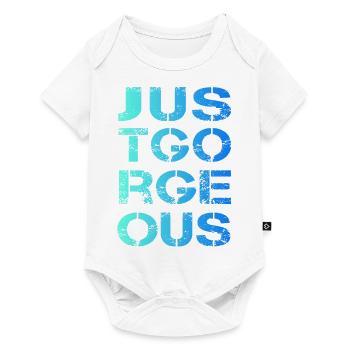 Just great perfect gorgeous lace - Baby Premium short-sleeve bodysuit - white - Front