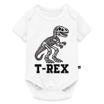 Dino Skeleton - Baby Premium short-sleeve bodysuit - white - Front