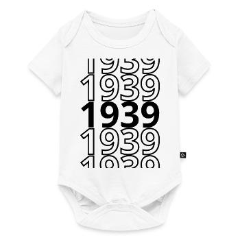 1939 1939 1939 - Body à manches courtes Premium Bébé - blanc - Devant