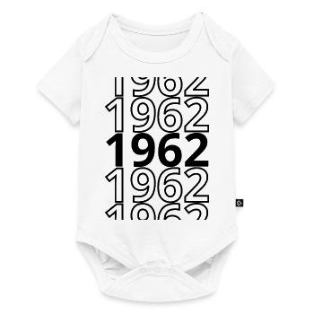 1962 1962 1962 - Body à manches courtes Premium Bébé - blanc - Devant