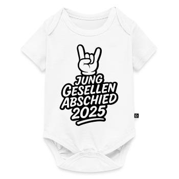 Enterrement de vie de garçon 2025 Enterrement de vie de garçon - Body à manches courtes Premium Bébé - blanc - Devant