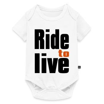 Bikers - Baby Premium short-sleeve bodysuit - white - Front