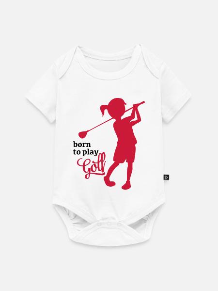Golf - Baby Premium Kurzarmbody - Weiß