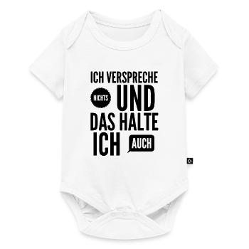 I don't make any promises and I keep that - Baby Premium short-sleeve bodysuit - white - Front