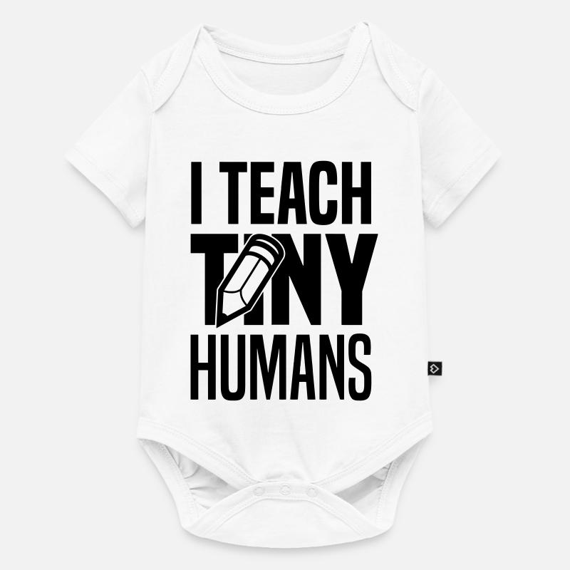 I teach tiny humans - Baby Premium short-sleeve bodysuit - white