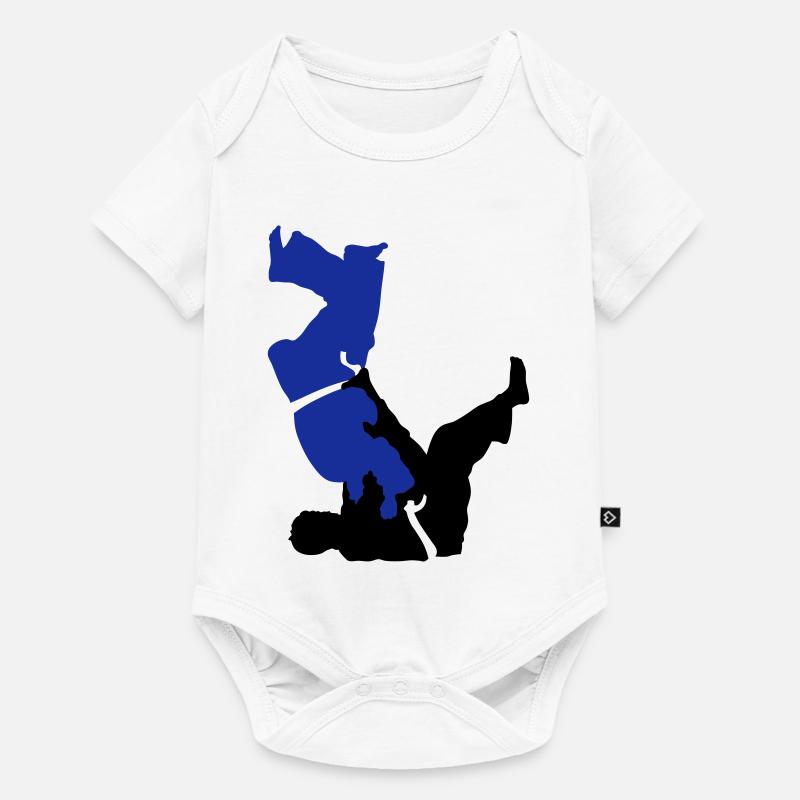 judo - Body à manches courtes Premium Bébé - blanc