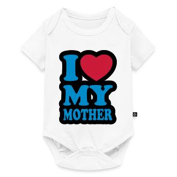 I love my mother - Baby Premium short-sleeve bodysuit - white - Front