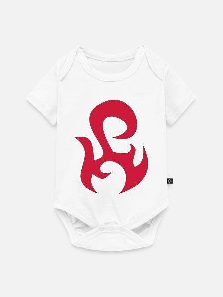 tribal - Baby Premium Kurzarmbody - Weiß