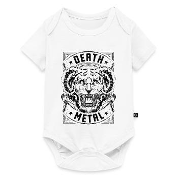 Death Metal Diables 666 Headbanger - Body à manches courtes Premium Bébé - blanc - Devant